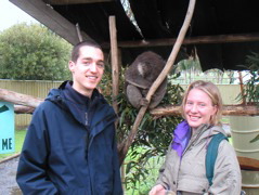 Looka the cute koala... and as a side note (quite literally!), the word "me" just happens to be positioned right next to me in this photo!  How convenient.