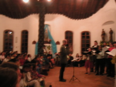 Brad conducts our concert in Urubicha