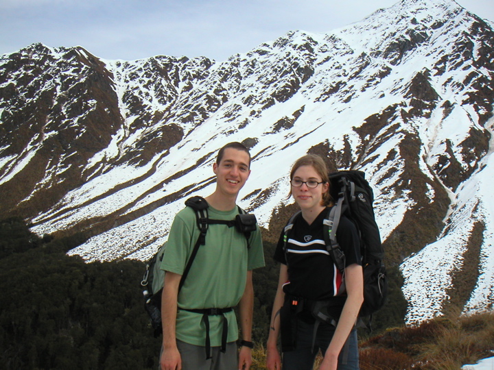 We met some nice German hikers who offered to take our picture in front of The Goal.