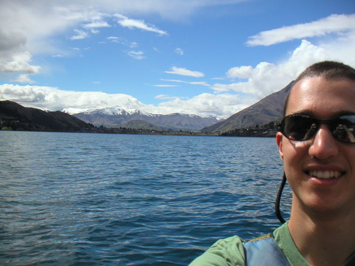 The next day we figured we'd let the legs rest and do some upper body work instead by going kayaking on the lake.  After returning and chilling in the sun, we drove back to Dunedin for the last week of classes.