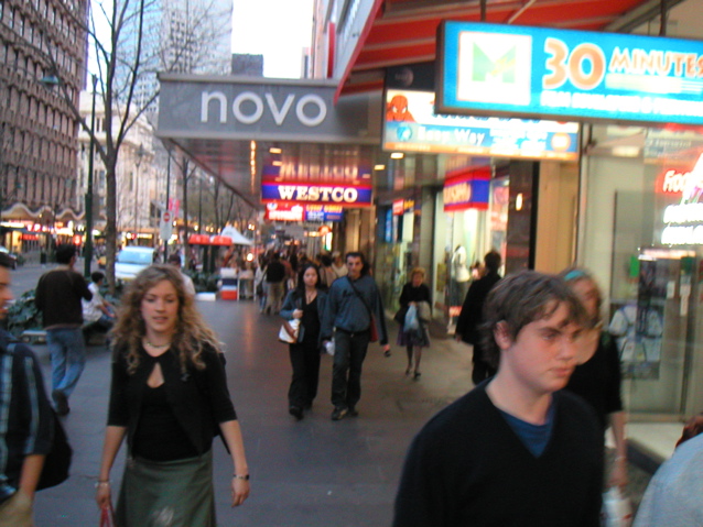 We set off to explore downtown Melbourne