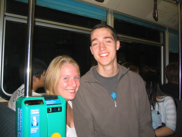 Aw, we rode the awesome Melbourne trams to St. Kilda beach.