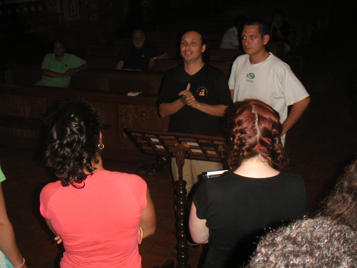 Rubin teaches us a Bolivian song.  aww