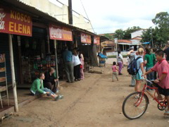 Buying water (most of us) or coca leaves (Dale).