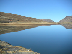 The lake at the pass