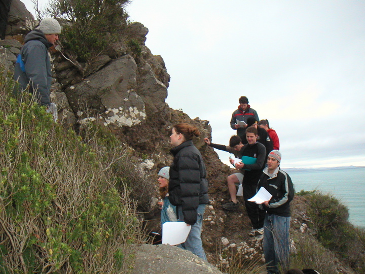 I don't actually know any of these people, but there you go.  The silly thing about this field trip was that we spent a lot of time staring at rocks, having absolutely no clue what we were staring at - but the prof wanted us to *try* to figure out what the rocks were.  So after staring at the thing for 5 minutes he would say so yeah, it's clearly a phonowhosawhatsite.  We'd shrug, sure... never heard that word in my life....