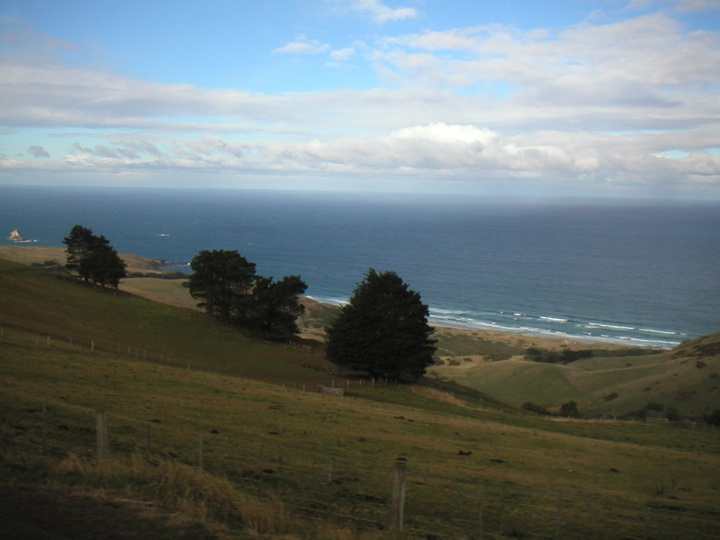 the ocean!  it is sooooo flat.