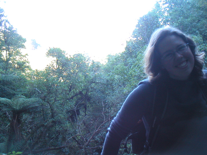 Here is Selina in front of the view which you saw in the last picture.