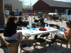 We also spent a large part of that day having vehement discussions about race and the future of the world.