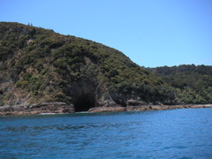 A mysterious cave we passed by [click for video]