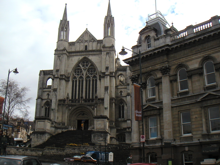 A big old cathedral on the Octagon.