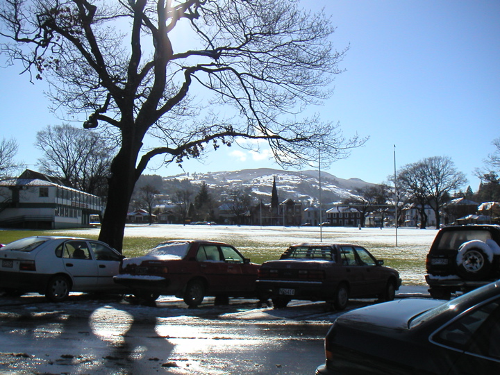Another view.  The situation is somewhat of a contrast to Williams, where it blizzards and the next day the roads are clear...