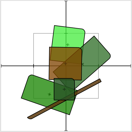 The colored-box interface for fractal parameters